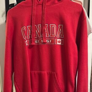 Red Canada Hoodie